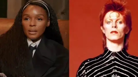 Janelle Monáe diz que "viajou no tempo para os anos 70" e conheceu David Bowie